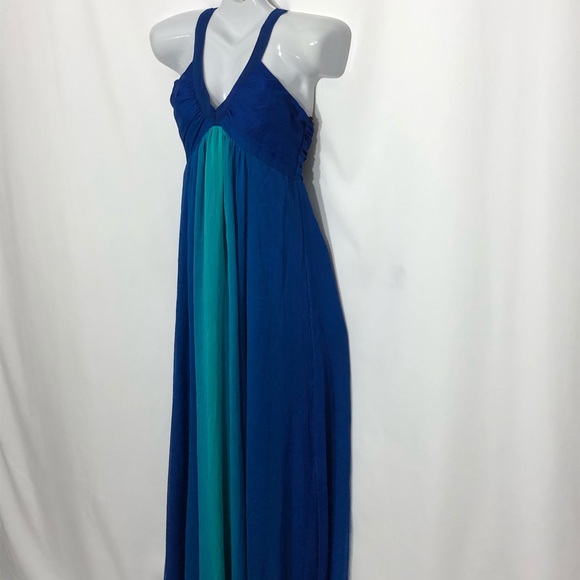 H&M sheer full skirt maxi length halter dress - Picture 5 of 13